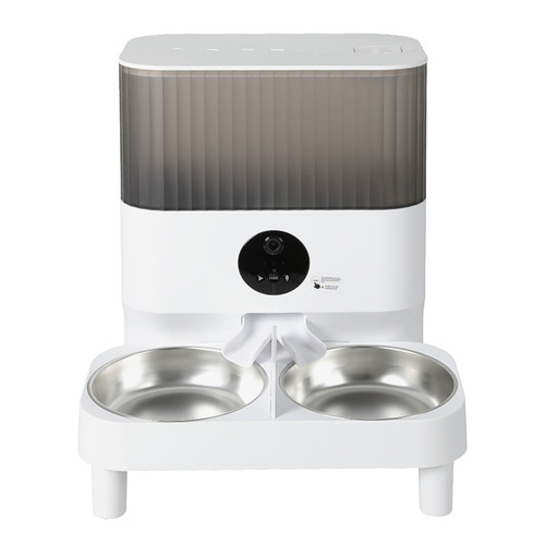 Automatic dog outlet feeder with camera